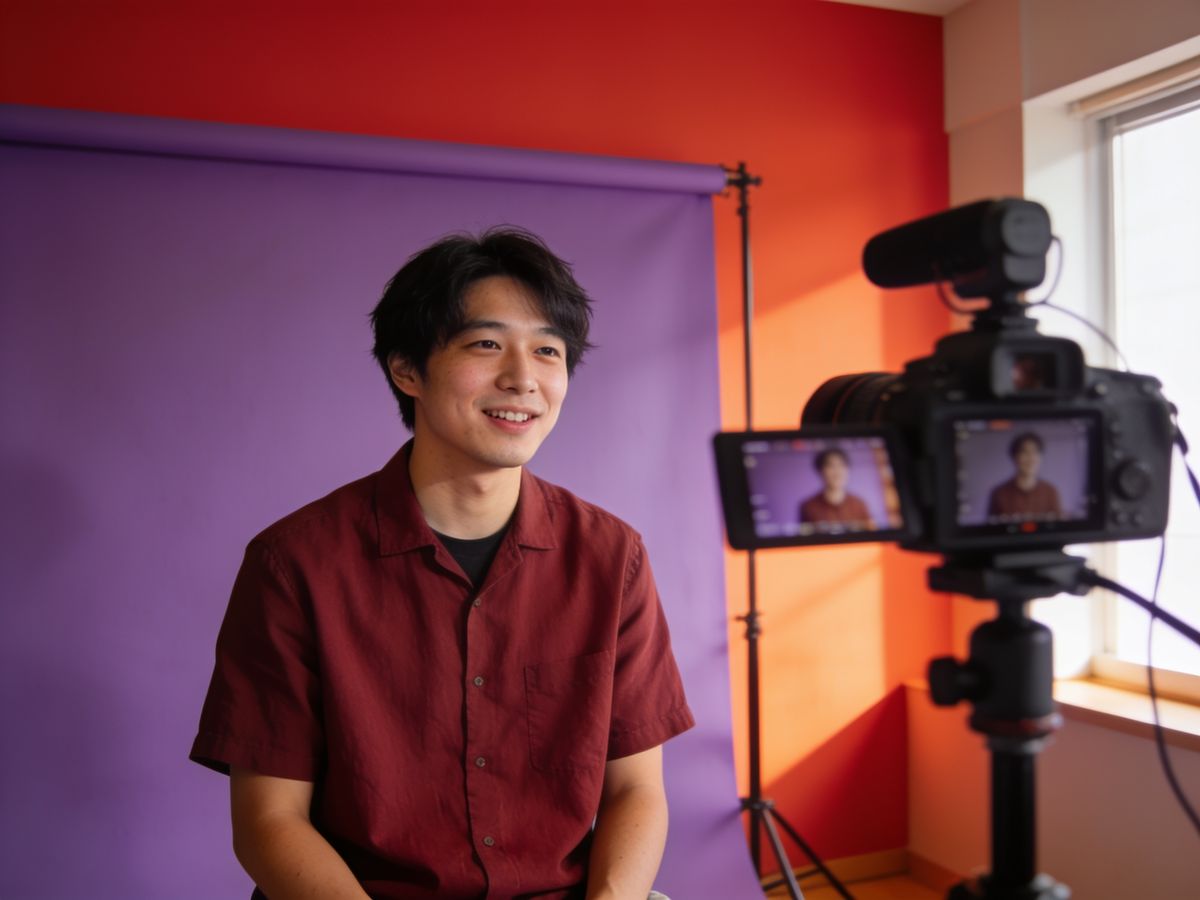 YouTuberの動画撮影